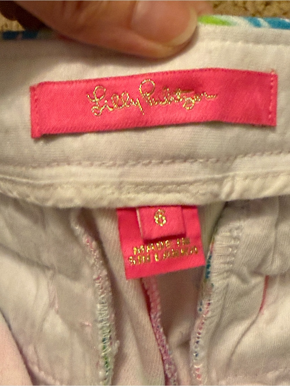 Lilly Pulitzer Buttercup shorts in “Pink Unicorn of the Sea Mermaid" print - Picture 5 of 9